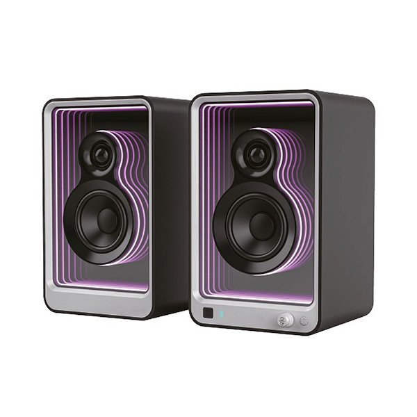 CAIXA DE SOM DE ESTANTE BLUETOOTH COM LED 100W TOMATE MTS-2039