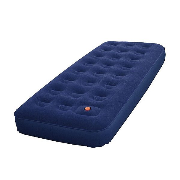 COLCHAO INFLAVEL COM TECIDO SUEDE -186X76X22CM TOMATE MC-39A