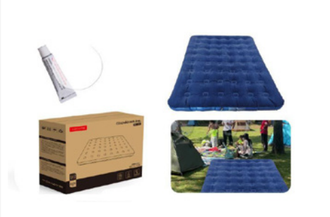 COLCHAO INFLAVEL COM TECIDO SUEDE195X150X22 TOMATE MC-42A