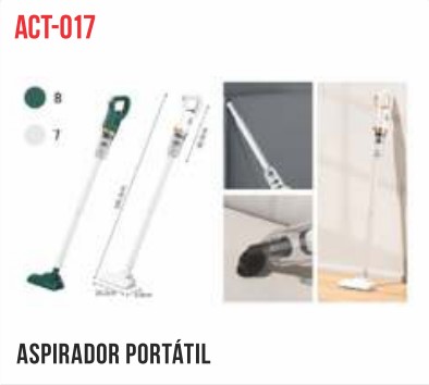ASPIRADOR DE PO PORTATIL RECARREGAVEL TOMATE ACT-017