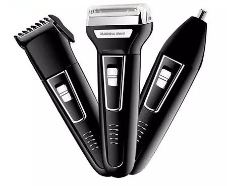 APARADOR DE PELOS USB RECARREGÁVEL 3 EM 1 3W TOMATE MAG-028