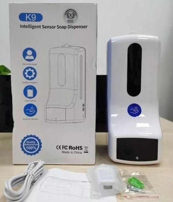 DISPENSER AUTOMATICO PARA SABONETE LIQUIDO K9