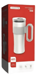 COPO TERMICO DE INOX PORTATIL 680ML TOMATE AK-6801