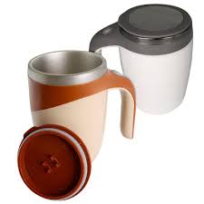 CANECA MIXER INOX RECARREGAVEL USB 380ML TOMATE AK-3803