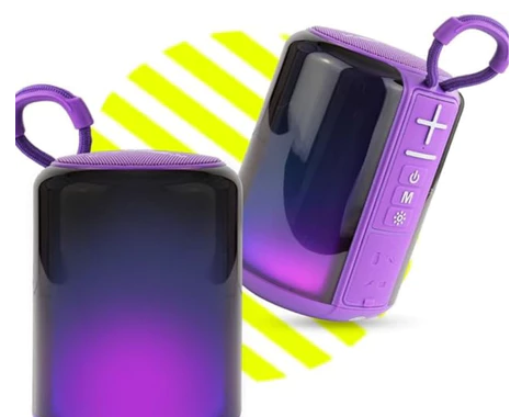 CAIXA DE SOM RGB BLUETOOTH FM/MP3 5W 500MAH ONEX SOM-0133