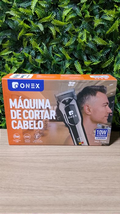 MAQUINA DE CORTAR CABELO RECARREGAVEL 10W ONEX MQ-7314