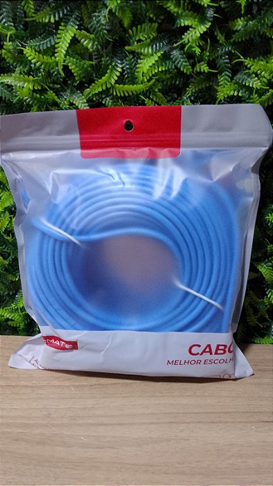 CABO DE REDE CAT6 30M TOMATE MCB-1030