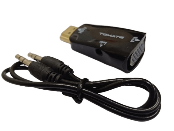 ADAPTADOR HDMI PARA VGA  P2 TOMATE MTV-725