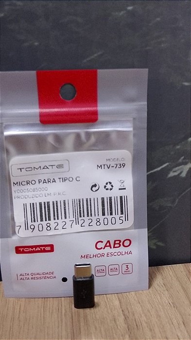 ADAPTADOR MICRO PARA TYPE-C TOMATE MTV-739