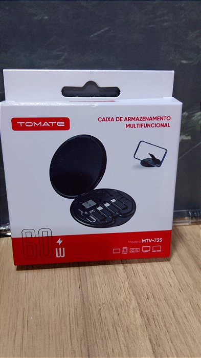 CAIXA DE ARMAZENAMENTO DE ADAPTADORES 6 EM 1 TOMATE MTV-735
