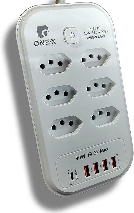 FILTRO DE LINHA INTELIGENTE 11 ENTRADAS 2800W ONEX EX-5615