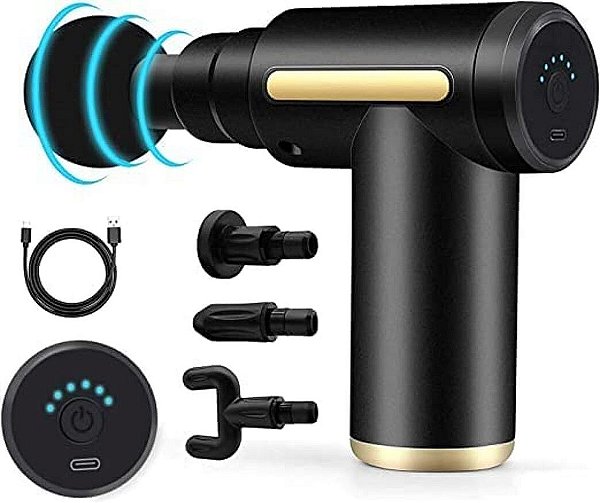 MASSAGEADOR MUSCULAR COM 6 NIVEIS REGARREGAVEL 7.4V ONEX MSG-6552