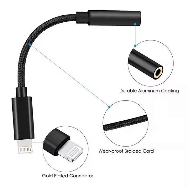 ADAPTADOR DE AUDIO LIGHTNING PARA P2 TOMATE MCB-036