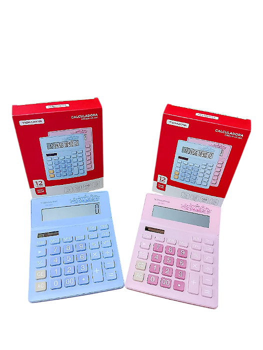 CALCULADORA ELETRONICA 12 DIGITOS TOMATE AK-J041