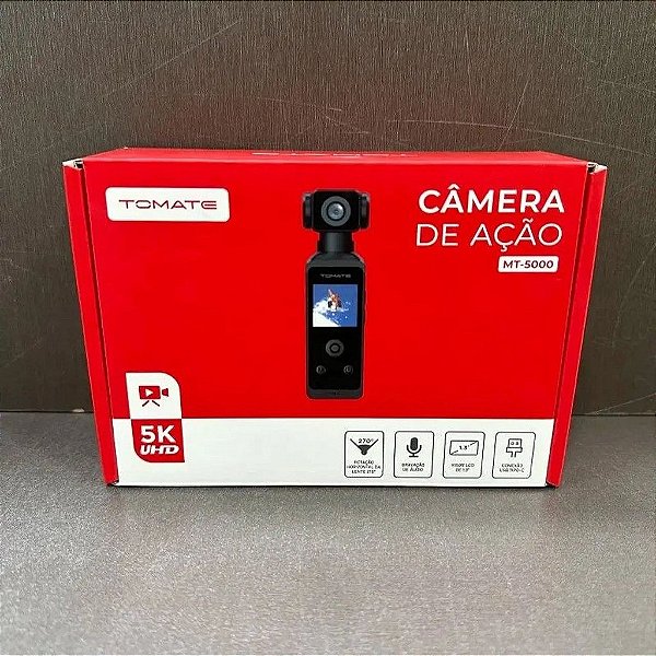 CAMERA DE ACAO HD WI-FI  CASE A PROVA DAGUA TOMATE MT-5000