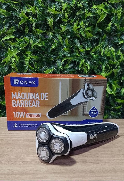 MAQUINA DE BARBEAR REGARREGAVEL 10 W ONEX MQ-7301