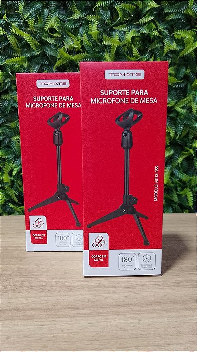 SUPORTE PARA MICROFONE DE MESA TOMATE MTG-133