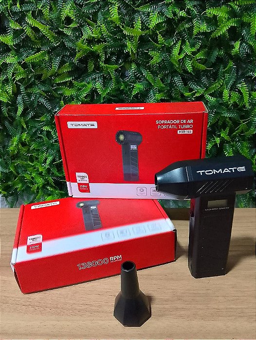 SOPRADOR DE AR PORTATIL RPM 138000 210W TOMATE MXB-102
