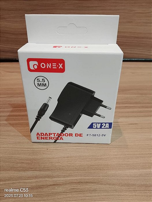 FONTE DE ENERGIA 5V 2A 5MM 110V-220V ONEX FT-5812-5V