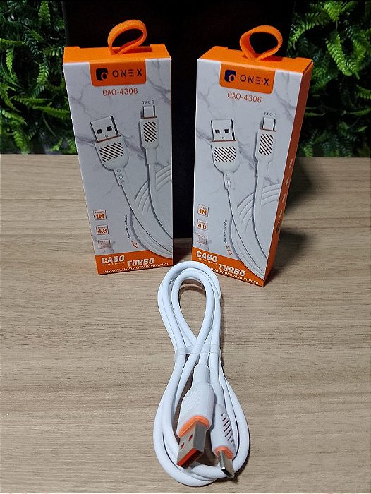 CABO DE DADOS USB PARA TYPE-C 4.8V 1M ONEX CAO-4306