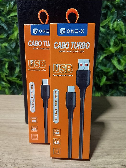 CABO DE DADOS USB PARA TYPE-C 4.8A 1M ONEX CAO-3413
