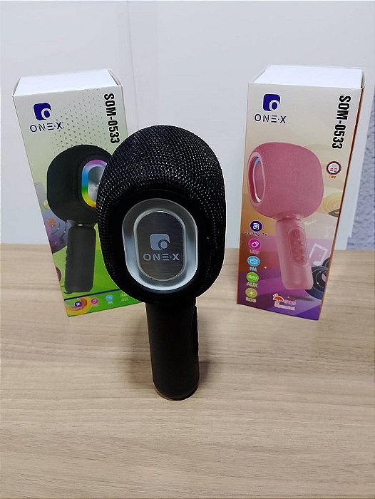 CAIXA DE SOM ESTERO BLUETOOTH 5.0 FM/TF/USB/AUX RGB 5W ONEX SOM-0533