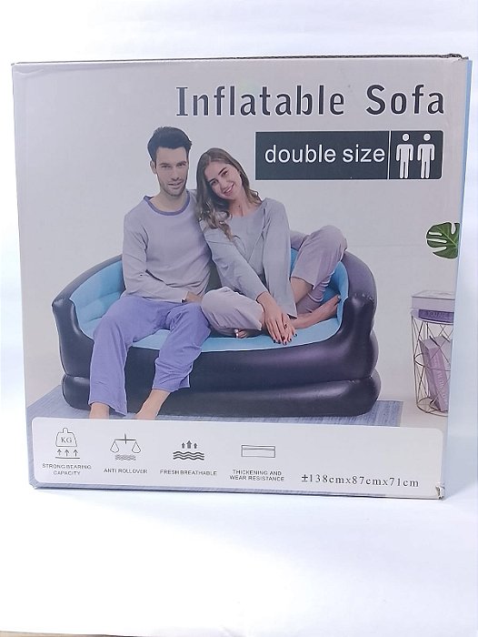 SOFA INFLAVEL DOIS LUGARES TOMATE MC-55