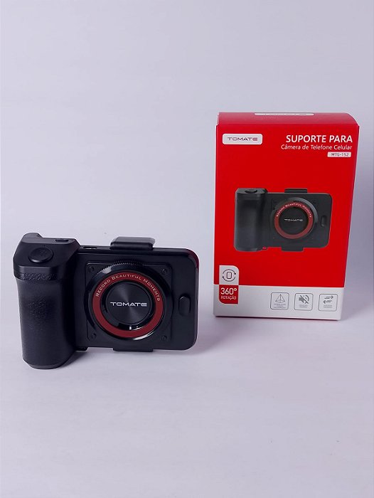 SUPORTE DE CELULAR PARA FOTOS COM CARREGAMENTO POR INDUCAO TOMATE MTG-152