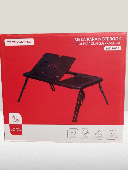 SUPORTE PARA NOTEBOOK COM COOLER TOMATE MTN-888