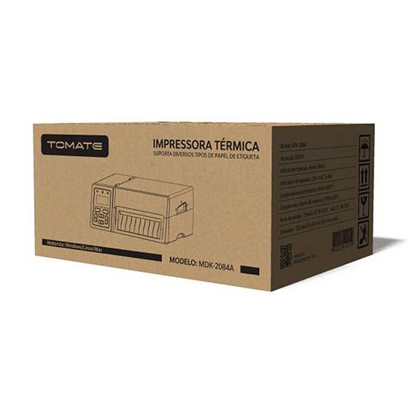 IMPRESSORA TERMICA 203DPI TOMATE MDK-2084A