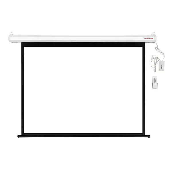 TELA DE PROJECAO 120 POLEGADAS ELETRICA 2380MM X 1785MM TOMATE MPR-1120