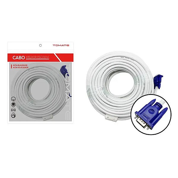 CABO VGA PARA VGA 20M TOMATE MVG-1020