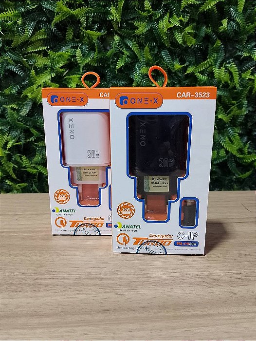 CARREGADOR TURBO 30W TYPE C PARA IPHONE ONEX CAR-3523