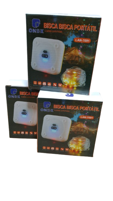PISCA PISCA RGB PORTATIL 10M REGARREGAVEL ONEX LAN-7091