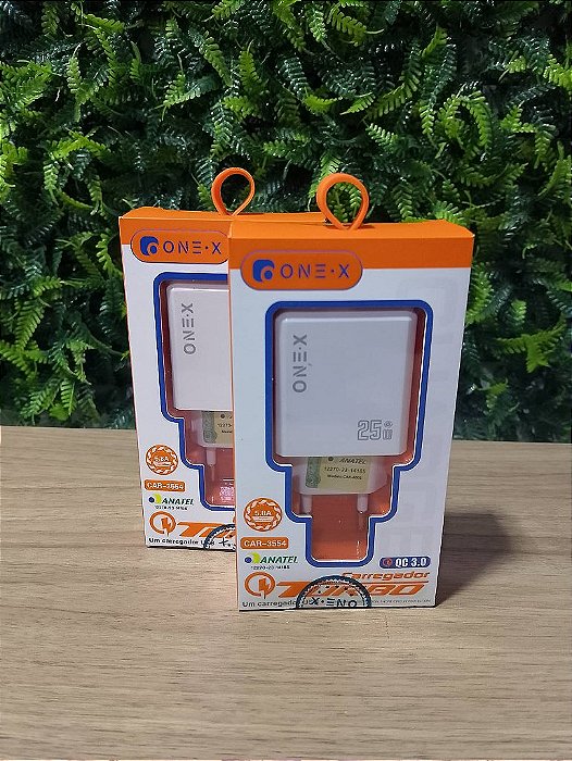 CARREGADOR TURBO USB 5.8A 25W ONEX CAR-3554