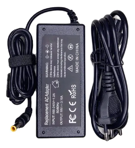 FONTE PARA NOTEBOOK SAMSUNG 19V 3.16A PLUG 5.5X3.0MM ONEX FT-SA5901