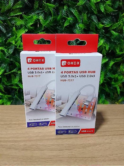 HUB USB COM 4 PORTAS USB ONEX HUB-7517