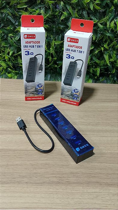ADAPTADOR HUB 7 EM 1 USB 3.0 5V ONEX HUB-7562