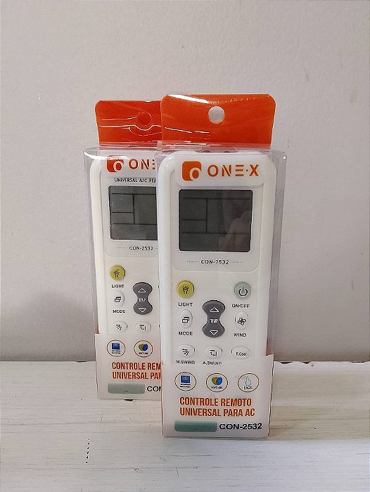 CONTROLE REMOTO UNIVERSAL PARA AR CONDICIONADO ONEX CON-2532