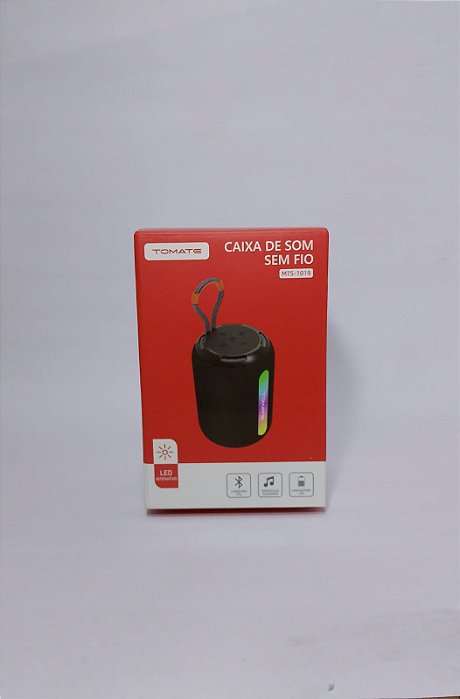 CAIXA DE SOM PORTATIL BLUETOOTH 6.5W TOMATE  MTS-1019