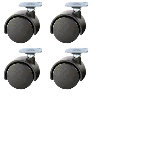 Rodinha Rodizio Giratório  Kit 4 ou 8 Peças 4cm Giro 360°  Resistente Fácil Versátil Mesas Moveis Universal