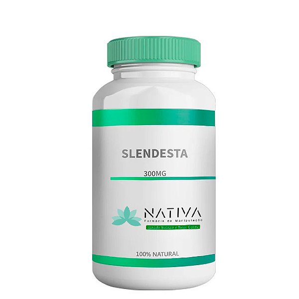 Slendesta 300 mg - 60 Caps - Aumenta a saciedade e promove emagrecimento.