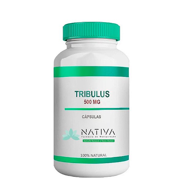 Tribulus terrestris 500mg- Com 40% Saponinas  - Aumento da massa muscular