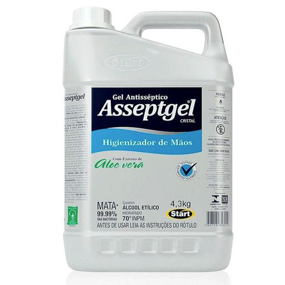 ÁLCOOL EM GEL ASSEPTGEL 4,3G