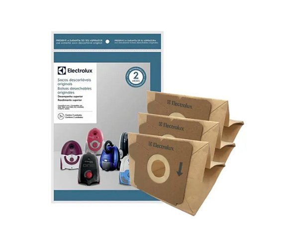 Kit Com 3 Sacos De Aspirador Electrolux One