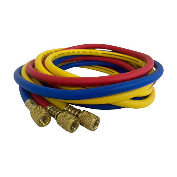 CONJUNTO MANGUEIRAS 2,5 METROS PARA MANIFOLD R134 R22 R404