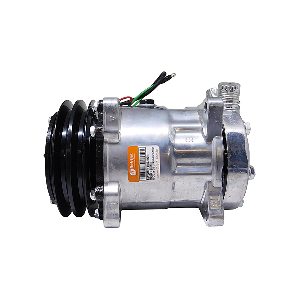 COMPRESSOR UNIVERSAL 7H15 4271 24V 2A SAÍDA VERTICAL ORELHAS