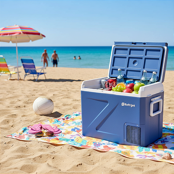 GELADEIRA PORTÁTIL THERMO JET 31L QUADRIVOLT 12/24V 110/220V