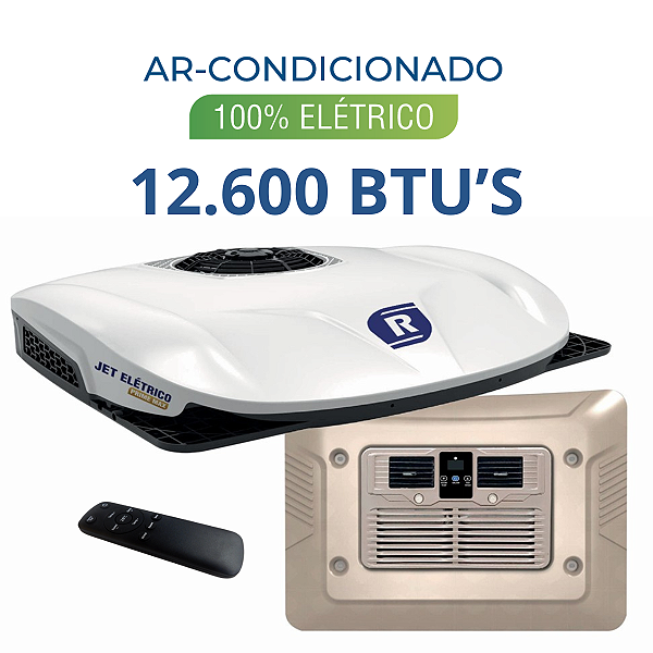 KIT AR CONDICIONADO DE TETO ELETRICO COMPLETO JET PRIME MAX