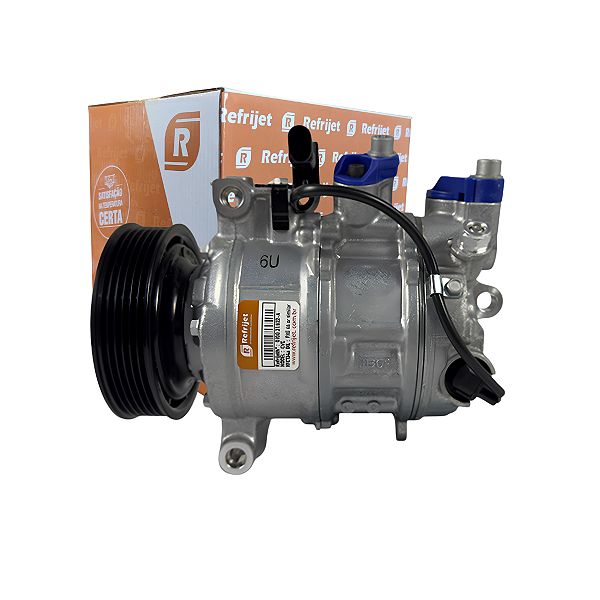 COMPRESSOR MODELO DENSO 6SES14C AMAROK V6 3.0 2018 A 2027